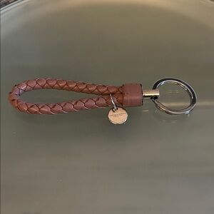 Bottega Venetta Braided Keychain with charm UNISEX EUC